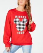 Modern Lux Juniors' Checkered Mickey Mouse Sweatshirt