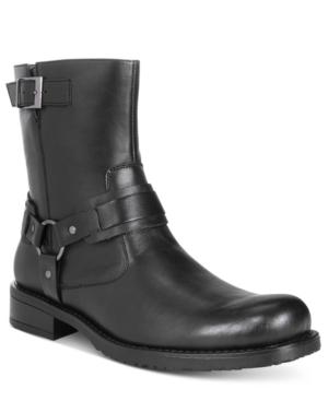 Unlisted By Kenneth Cole Men's Slightly Off Plain-toe Moto Boots Men's Shoes