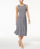 Charter Club Iconic-print Fit & Flare Dress, Only At Macy's