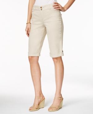 Charter Club Roll-tab Cuffed Bermuda Shorts, Only At Macy's