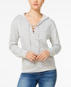 Gypsies & Moondust Juniors' Lace-up Hoodie