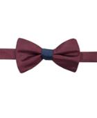 Ryan Seacrest Distinction Men's Contrast Solid Pre-tied Bow Tie, Only At Macy's