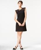 Maison Jules Lace-detail Shift Dress, Only At Macy's
