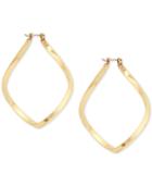 Lucky Brand Gold-tone Twisted Hoop Earrings