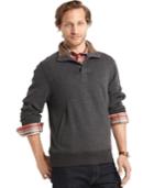 G.h. Bass & Co. Sueded Sherpa-lined Mock-neck Fleece