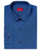 Alfani Men's Spectrum Slim-fit Blue Pindot Dress Shirt, Only At Macy's