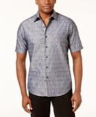 Tasso Elba Men's Rosso Paisley Shirt, Created For Macy's