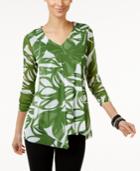 Alfani Ruffled Tunic Top, Only At Macy's