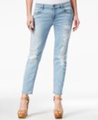 Guess Ripped Littlefield 2 Wash Cropped Skinny Jeans