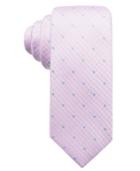 Ryan Seacrest Distinction Men's Capri Tonal Dot Grid Silk Slim Tie, Created For Macy's