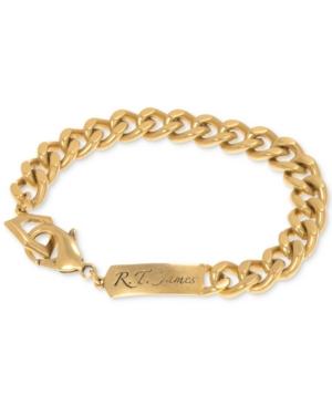 R.t. James Men's Logo Link Bracelet, A Macy's Exclusive Style