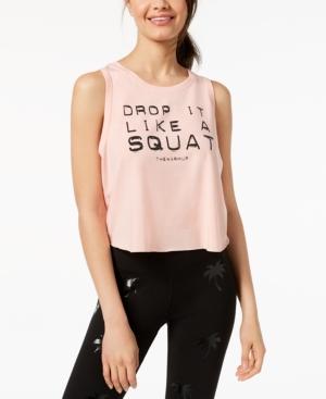 Jessica Simpson The Warmup Juniors' Drop It Graphic Tank Top