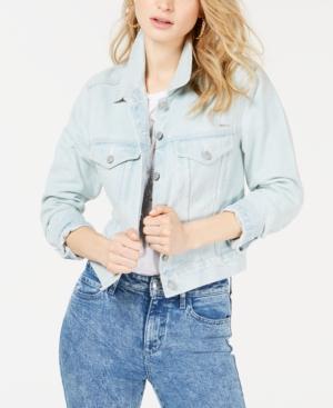 Guess Leda Cotton Embellished Denim Jacket