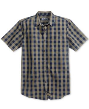 American Rag Men's Banarama Check Print Shirt, Only At Macy's