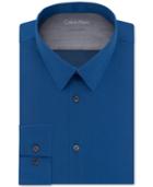 Calvin Klein X Extra Slim-fit Blue Solid Dress Shirt