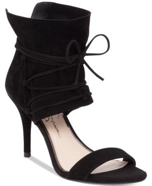 Jessica Simpson Madeena Lace-up Two-piece Sandals Women's Shoes