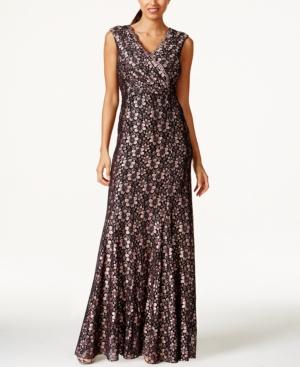 Tahari Asl Lace Gown