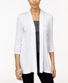 Style & Co. Open-front Long-sleeve Cardigan, Only At Macy's