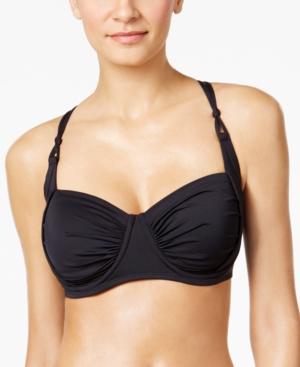 Bleu By Rod Beattie Underwire D-cup Cross-back Bikini Top Women's Swimsuit