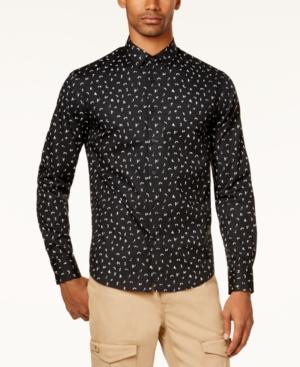 Sean John Men's Partial-letters Print Shirt