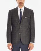 Boss Men's Regular/classic-fit Plaid Virgin Wool Sport Coat