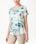 Style & Co. Santorini Printed T-shirt, Only At Macy's