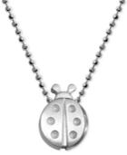 Alex Woo Ladybug 16 Pendant Necklace In Sterling Silver