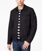Dkny Jeans Pinstripe Harrington Jacket