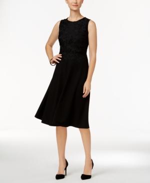 Charter Club Lace Fit & Flare Dress, Only At Macy's