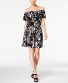 Ny Collection Off-the-shoulder Fit & Flare Dress