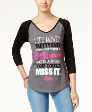 Ferris Bueller Juniors' Clarissa Graphic Raglan T-shirt