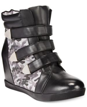 Dolce By Mojo Moxy Graffiti Wedge Sneakers Women's Shoes