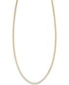 Franco Diamond-cut Chain Necklace In 18k Gold-plated Sterling Silver
