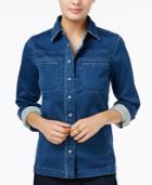 Tommy Hilfiger Denim Shirt Jacket, Only At Macy's