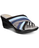 Callisto Willowe Slide Platform Wedge Sandals, Created For Macy's Women's Shoes