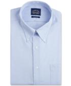 Eagle Men's Slim-fit Non-iron Pinpoint Dress Shirt