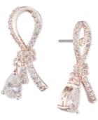Jenny Packham Stone & Crystal Ribbon Stud Earrings