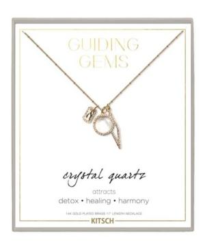 Kitsch Guiding Gems Crystal Quartz Cluster Charms Necklace