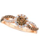 Le Vian Bridal Diamond Engagement Ring (1 Ct. T.w.) In 14k Rose Gold