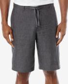 Perry Ellis Men's Linen Drawstring Shorts