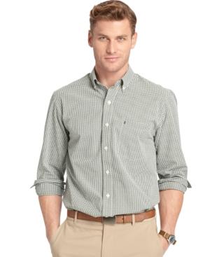 Izod Gingham Button-down Shirt