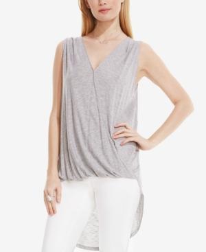 Two By Vince Camuto Ruched High-low Top