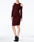 Bar Iii Cold-shoulder Bodycon Dress, Only At Macy's