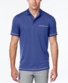 Tasso Elba Men's Performance Uv Protection Polo, Classic Fit