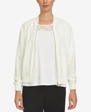 Cece Lace Bomber Jacket