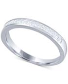 Diamond (1/2 Ct. T.w.) Channel Band In 14k White Gold