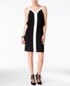 Bar Iii Colorblocked Popover Dress, Created For Macy's
