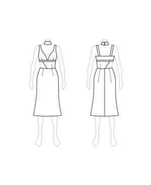 Customize: Switch To Petti Length And Remove Skirt Slit - Fame And Partners Cut-out Petti Dress