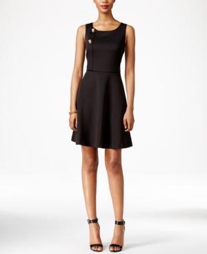 Jessica Simpson Turnlock Fit & Flare Dress