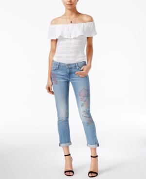 True Religion Liv Cuffed Boyfriend Jeans